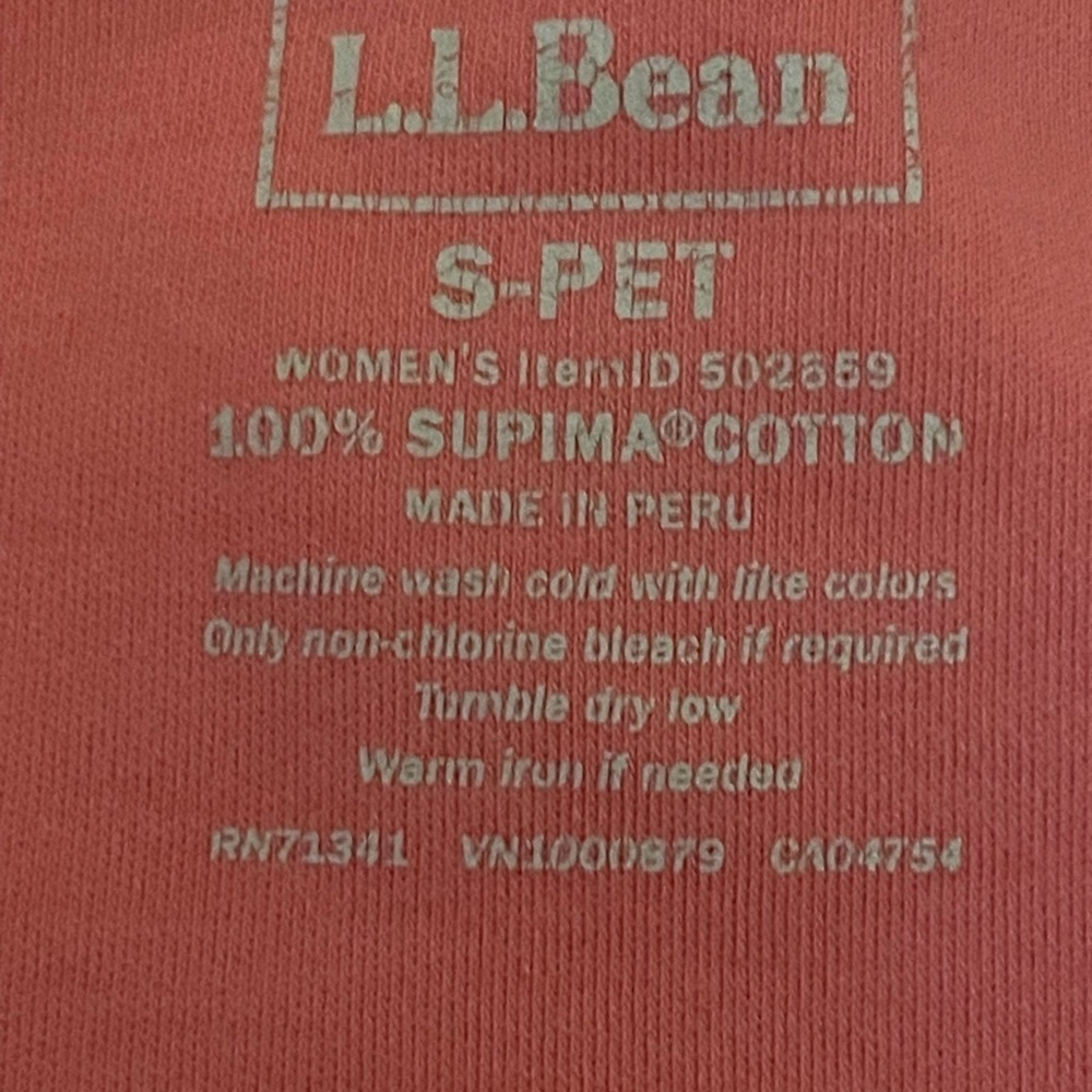 BUNDLE- L.L. Bean 100% Supima Cotton Tank Tops- Pink & Purple Size Small Petite - Picture 6 of 13